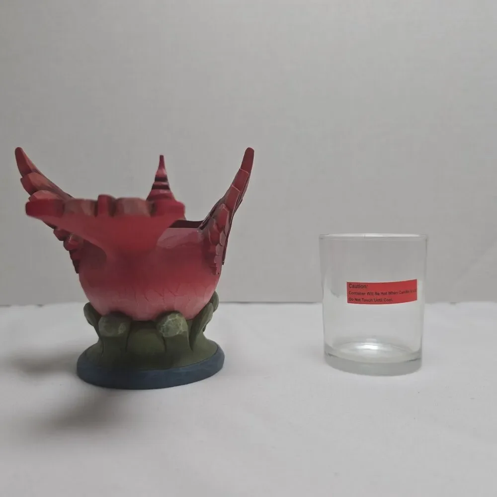 Jim Shore Heartwood Creek Cardinal with Tea Light/Votive Holder 4022565 Enesco